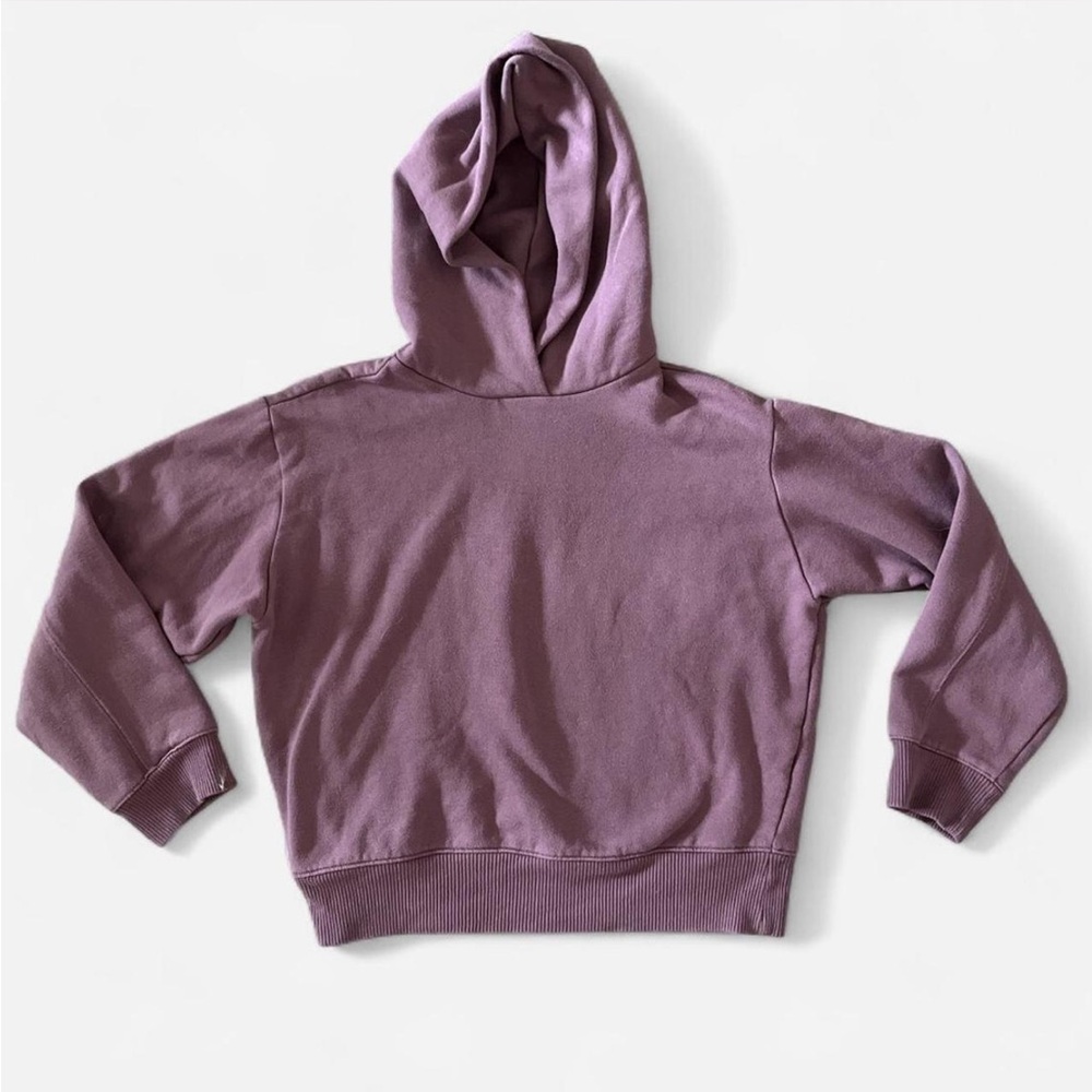 A New Day - Mauve Purple Cropped Hoodie